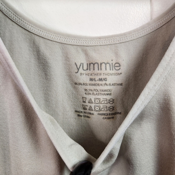 Yummie Heather Thompson Gray Shaping Tank Top Shapewear size Medium Large - Picture 4 of 4